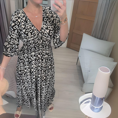 Coco - Boho Printed Dress