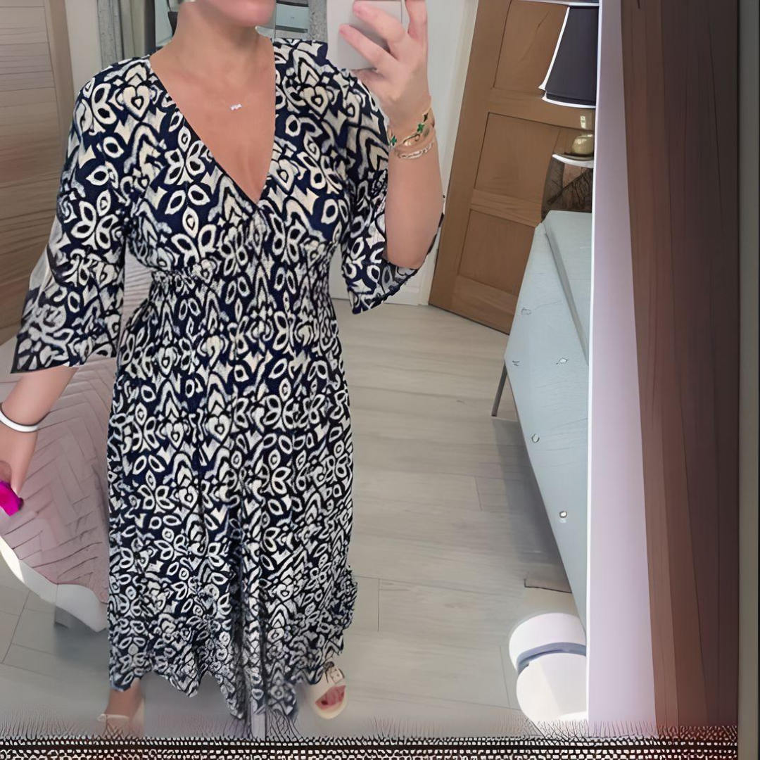 Coco - Boho Printed Dress