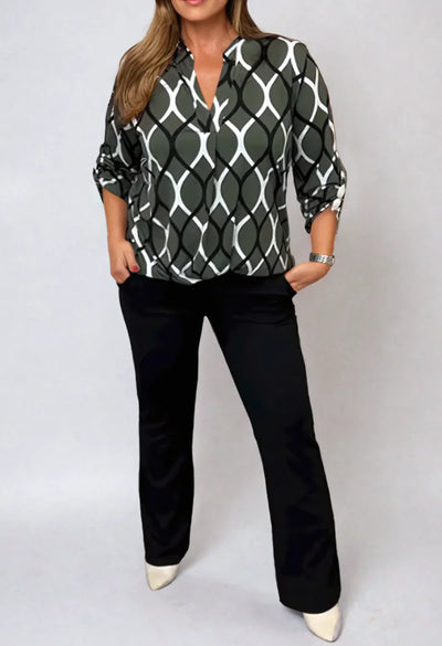 MIRELLA | RELAXED PATTERN BLOUSE