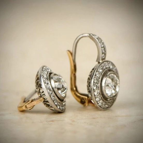 Buia I Vintage Gold & Silver Earrings