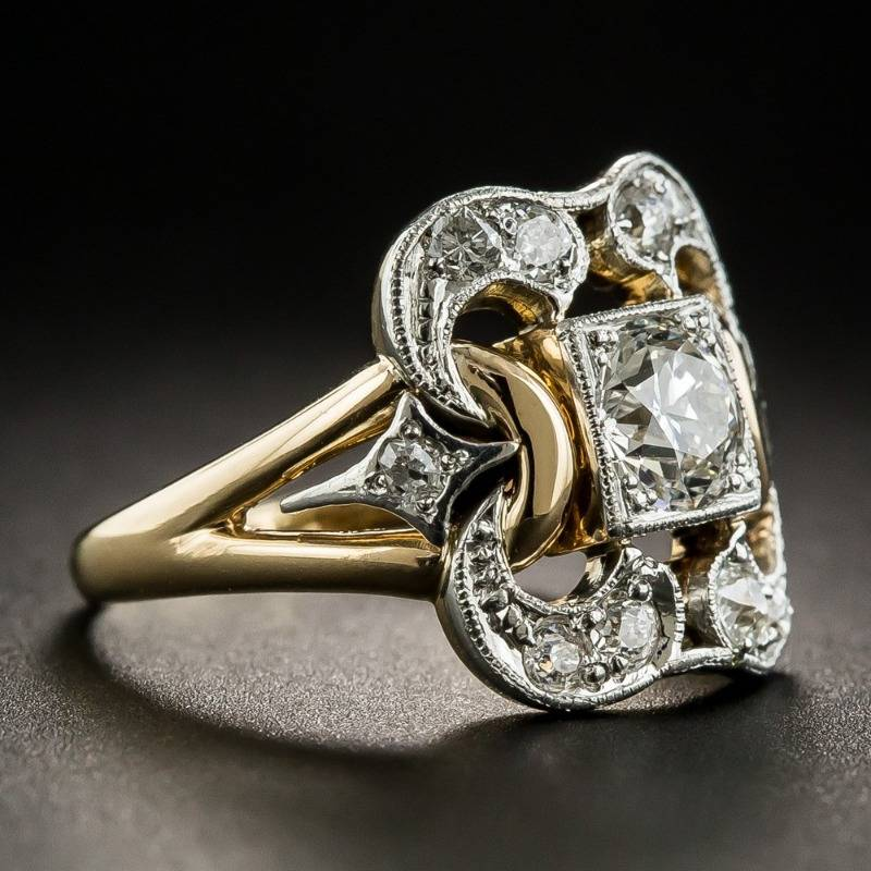 Lusso | Vintage Zirconia Gold Ring