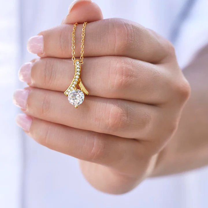 Timeless Spark I Vintage Zirconia Gold Necklace