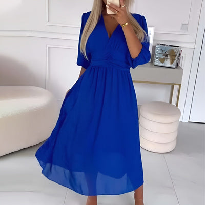 Althea | Light Silky Chiffon Dress
