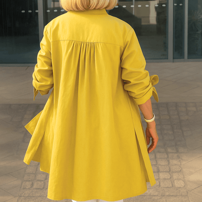 JANE | RELAXED LONG BUTTON SHIRT