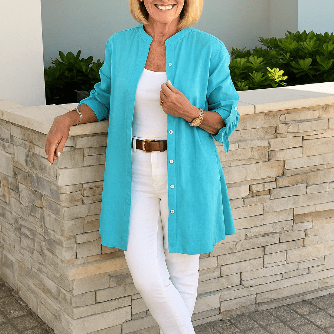 JANE | RELAXED LONG BUTTON SHIRT