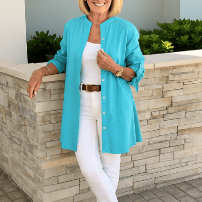 JANE | RELAXED LONG BUTTON SHIRT