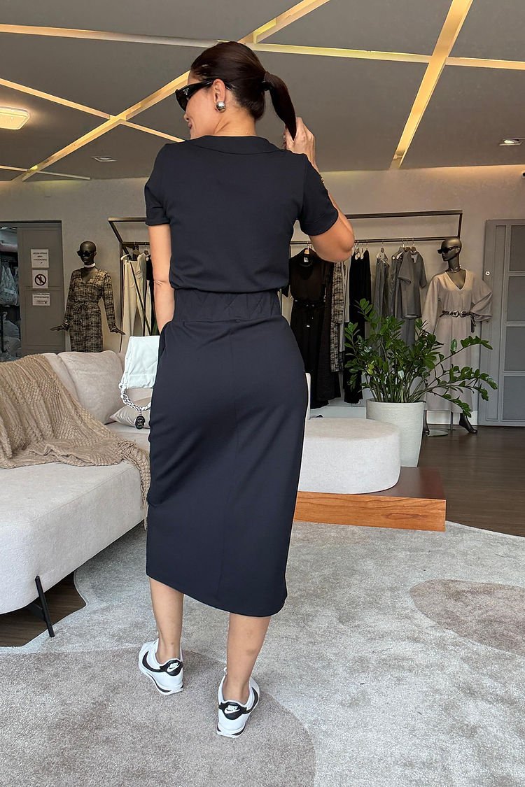 ELISE | ELEGANT V-NECK TWO-PIECE SET