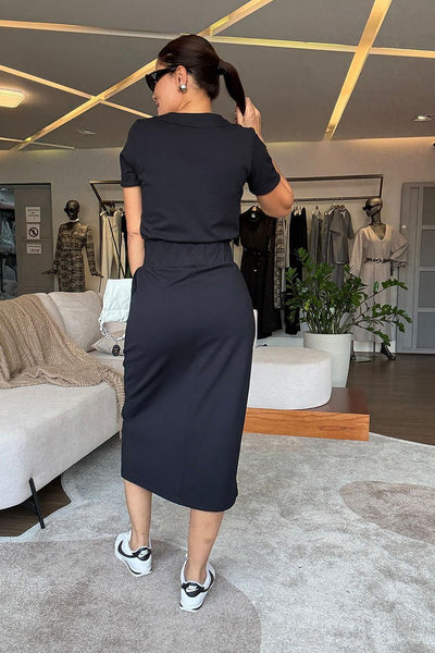 ELISE | ELEGANT V-NECK TWO-PIECE SET