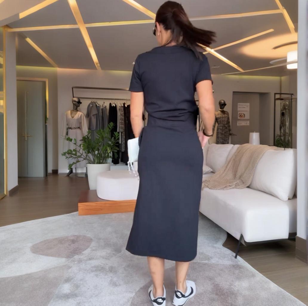 ELISE | ELEGANT V-NECK TWO-PIECE SET