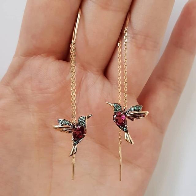 Naia I Zirkonia Hummingbird Earrings