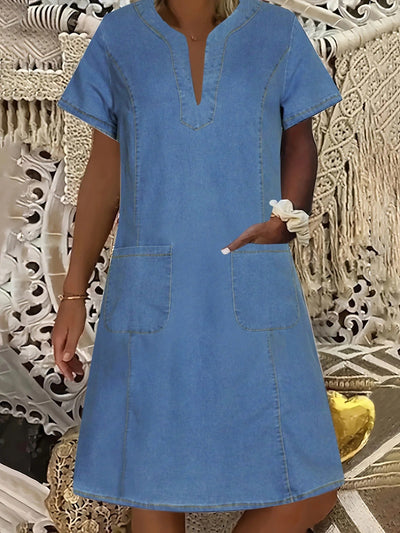 CARRY | RELAXED DENIM DRESS